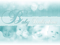 Baby Dedication Blue